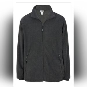 Men's Gray Microfleece Edwards Jacket Size XL